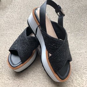 NEW Zara platform sandals